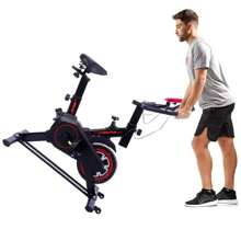 Bicicleta Ergométrica Bike Spinning Fitness Monitor De Velocidade E Calorias Até 120kg Fitness