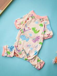 1 chiếc quần áo bốn chân co giãn họa tiết ngựa cầu vồng dễ thương bằng polyester phù hợp cho mèo và chó nhỏ/trung bình, sử dụng trong nhà và ngoài trời (không phù hợp với chó lớn) - Nhiều màu - Xem 15