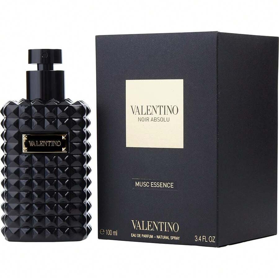 Valentino Noir Absolu Musc Essence By Valentino Women Heliotrope, Rose, Tonka Bean, Orange Blossom,Woody Notes Eau De Parfum Spray 3.4 Oz