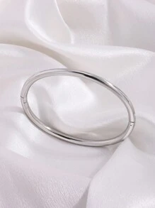 Camhanno 1 pièce de bracelet en acier inoxydable neutre délicat et polyvalent, parfait pour offrir à un ami
