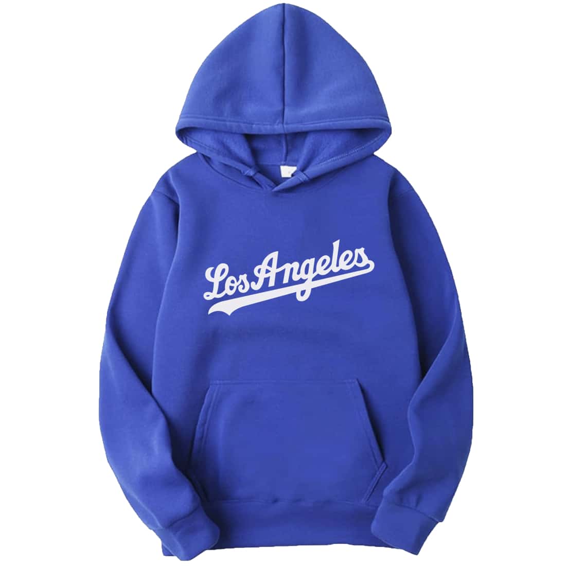 Sudadera con capucha para hombre los angeles beisbol entrenamiento moda urbana - Azul - Ver 1