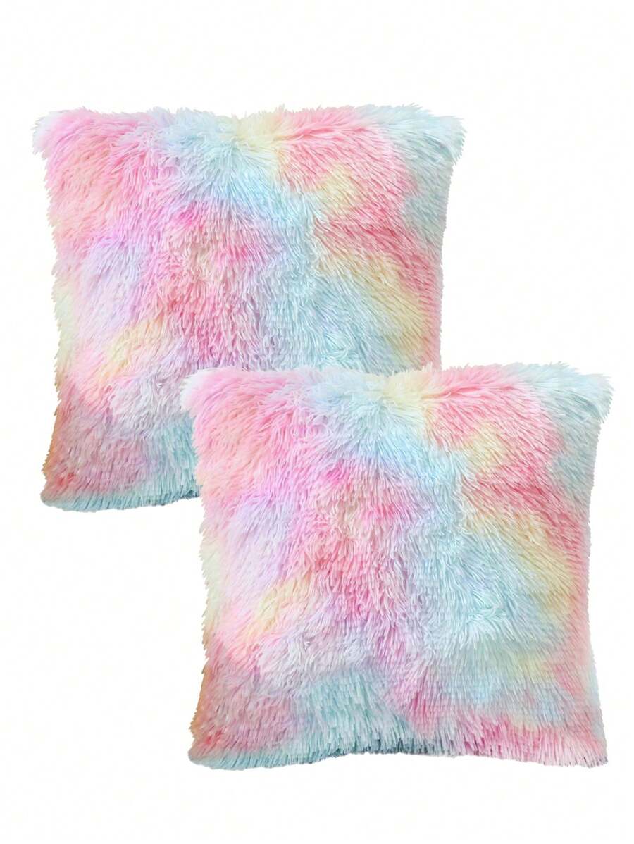 Home Elephant 2-Piece Soft And Padded Decorative Cushions - 彩色 - 查看 1