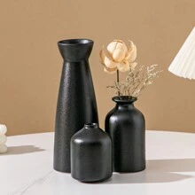 Keramikvase, modern minimalistischer bohemischer Heimdekoration Vase, Bauernhaus rustikale Kaminsims- und Bücherregal-Dekoration, geräumige Vase für Heimdekoration, Mittelpunkt Tische, Schlafzimmer Schreibtische, Eingangsbereich, Wohnzimmer, Bürodekoration