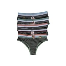Kit 3 Basic Comfort Panties, High Elastic Waistband REF: LIA - Nhiều màu - Xem 3