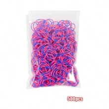 Paquete de 500 piezas de bandas elásticas de goma de diversos colores, diámetro de 16mm, para oficina, escuela, hogar, empaquetado de la vida diaria, duraderas y resistentes