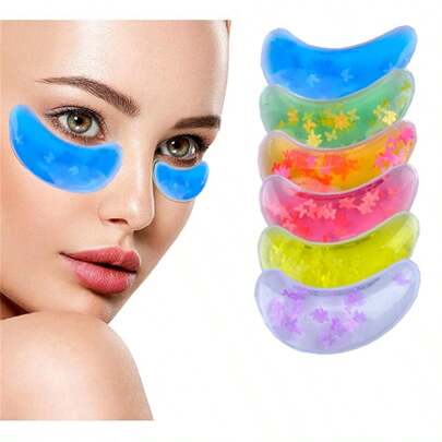 2pcs Gel Eye Mask - Reusable Dual Temperature Eye Masks, Hot And Cold Therapy, Relaxing And Soothing Eye Fatigue,School,Back To School,Travel,Travel Essentials,Home Essentials,Eye Mask,Sleep Mask