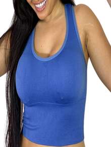 TOP DUDA TALA LUPO FABRIC HIGH COMFORT - Màu xanh nhạt - Xem 4