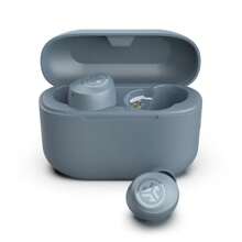 JLab Go Pop+ True Wireless Bluetooth Earbuds + USB Charging Case, Dual Connect, IPX4 Sweat Resistance, Bluetooth 5.1 Connection, 3 EQ Sound Settings Signature, Balanced, Bass Boost - 板岩+ - 查看 1