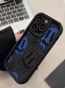 Ốp lưng điện thoại họa tiết hoa lá, chất liệu nhung mềm mại, chống sốc, màu xanh dương với hình mặt cười xoắn, tương thích với iPhone 16 Pro Max, 16, 16 Pro, 15 Pro Max, Apple P13, P14, P11, P16 Soft Shell, P12, XS, XR, 7/8, P, 7/8 GES2, A50, A12, A32, A52, A72, A51, A21S, A13, A14, S22 Ultra, S23, A33, A53, S20 FE, Redmi 11 Lite, 12 Pro, 12, 12X, Note 11, 9A, 9C, Poco X3 NFC, Redmi 10, Redmi 9, Note 9, 12C, Note 11 Pro, Redmi 10C, Note 8 Pro. Chống nước. Chống rơi vỡ và chống trầy xước, phiên bản quốc tế, không phải phiên bản nội địa. - Nhiều màu - Xem 5