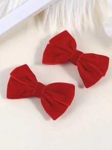 2 Stücke rote Hunde Haarschleife, exquisites handgefertigtes Haaraccessoire Bogen, Haarklemmen als Dekoration für Heimtierprodukte und Dekorationszubehör