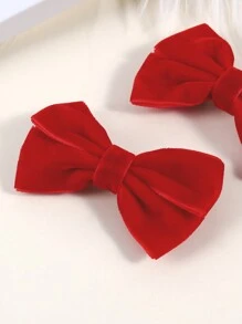 2 Stücke rote Hunde Haarschleife, exquisites handgefertigtes Haaraccessoire Bogen, Haarklemmen als Dekoration für Heimtierprodukte und Dekorationszubehör