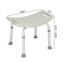 Simple 1.35mm Bath Chair - Grey - View 7