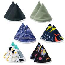 12 Pcs Baby Boy Pee Shield Diaper Changing Accessory Reusable Pee Covers Baby Boy Pee Cap For Newborn Boys, Stars Flowers Design Random Color - Multicolor - View 12