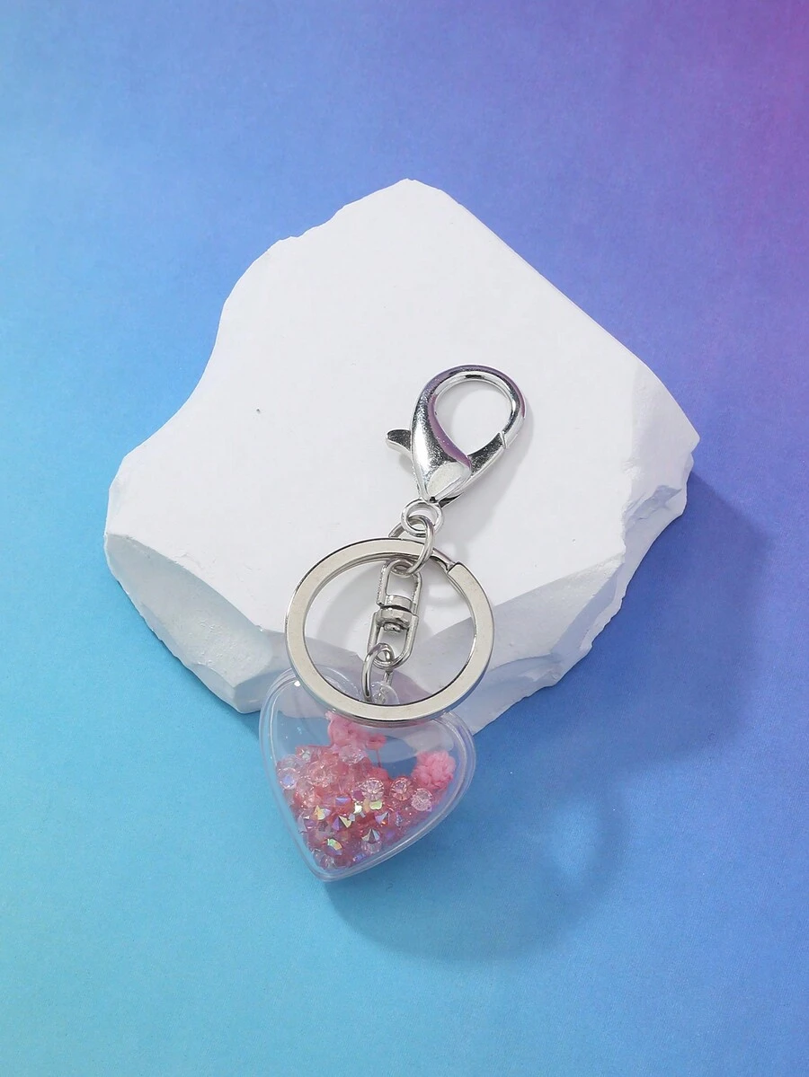1 móc khóa hình đầu lâu, bộ xương, ngọc trai, dâu tây, hoa cổ điển dành cho nam - Nhiều màu - Xem 1