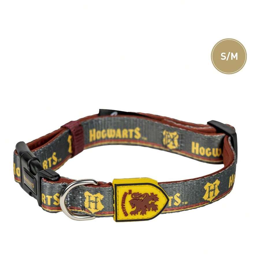 Harry Potter 高級狗狗項圈 S/M 哈利波特葛萊分多可調 |哈利波特寵物項圈，耐磨，舒適時尚，非常適合狗和貓⚫ 免費送貨 ✅ 24/48 小時送貨到西班牙（半島） - 彩色 - 查看 1