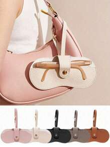 眼镜收纳袋、便携式太阳镜收纳袋、时尚百搭眼镜架、女士眼镜盒、旅行太阳镜保护套、旅行友好且耐用的设计旅行必需品旅行配件旅行包度假假期返校学校用品太阳镜女士 - 彩色 - 查看 1