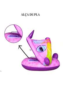 Inflatable Dinosaur Cover Boat Float For Children Baby Swimming Pool - Màu tím - Xem 3