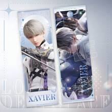 1 pieza Marcapáginas/Tarjeta con efecto holográfico brillante, que presenta a los personajes de la popular serie de anime "Amor en el Espacio Profundo", un juego romántico, un perfecto artículo de colección y accesorio que muestra a los personajes en 3D con un impactante efecto holográfico