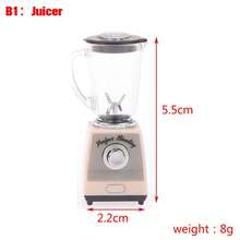 1 件微型榨汁机电器模型适用于娃娃屋厨房场景装饰 - 彩色 - 查看 6