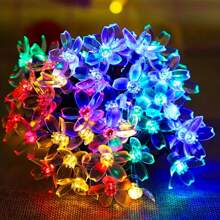 1 件 LED 樱花灯串，LED 樱花树壁挂 DIY 装饰，圣诞节复活节装饰灯，适用于花园卧室教室，圣诞装饰灯，新奇灯适用于家庭卧室花园婚礼派对最佳礼物 - 彩色 - 查看 10