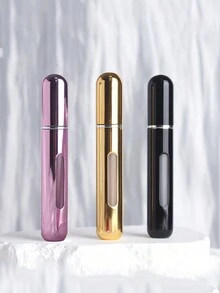1/3 piezas Botella atomizadora de perfume recargable de 8ml, portátil y conveniente para viajes. Contenedor de líquidos para cosméticos. Accesorio de viaje duradero, una opción ideal para regalos y esencial para exteriores, oficina y vuelta al colegio. - Multicolor - Ver 9