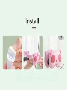 Bộ dụng cụ vệ sinh Panda Design 1 chiếc: Cọ phủ sương, Cọ chà ron, Cọ hồ bơi, Miếng gạt nước mài mòn, Thích hợp cho sàn nhà, bồn tắm, vòi hoa sen và bề mặt bếp - nhiều màu - Xem 5