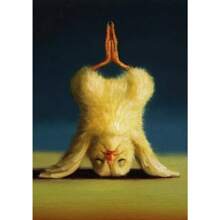 1 件有趣的动物运动海报和印刷品可爱瑜伽鸡复古墙壁艺术有氧运动姿势帆布画健身房无框架、家居装饰、房间装饰、墙壁装饰 - 彩色 - 查看 18