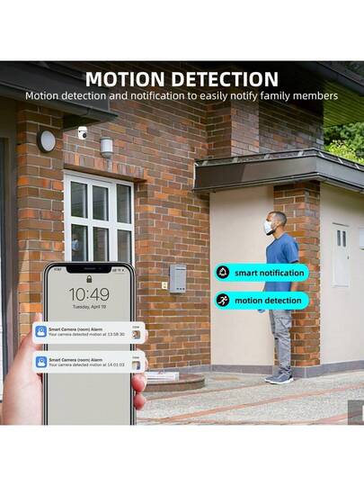 8MP 5MP 3MP 2MP HD 1080P, Dual 2.4G+5GWIFI 2.4GWIFI Optional Configurations, Outdoor Indoor Cameras, Wireless WIFI Automatic Tracking, Alarm Night Vision, Home 350 Degrees Horizontal Vertical 110 Degrees, Two Way Audio, Motion Detection view 6