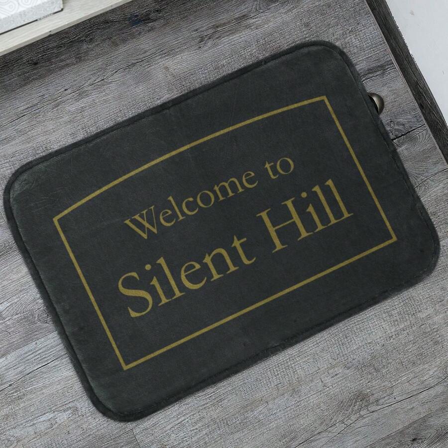 Silent Hill Entrance Door Mat 55x35cm Non-Slip - màu đen - Xem 1