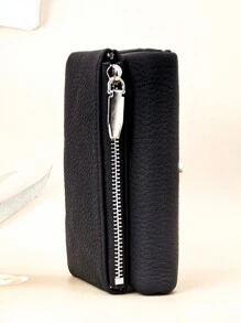 MINGYOU Women's Short Extra Soft PU Leather Large Capacity Wallet, Multi-Functional Multi-Layer Purse With Refined Magnetic Snap Closure, Multi-Card Slots Handbag, Zipper Coin Pouch Card Holder, Soft Lightweight Convenient Clutch For Party, Date, Holiday Gift - Black - View 8