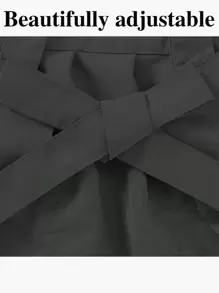 Stylish Korean Fashion Apron, Waterproof And Stain Resistant, Apron Cute Lace Skirt Apron,Black Stain Resistant Apron,Sleeveless Apron,For Home, Kitchen,Nail Shop,Cooking, Baking, Nail Salon, Women Work Uniform,Coffee Smock,Home Cooking Clean Sleeveless Bib Apron - Multicolor - View 6