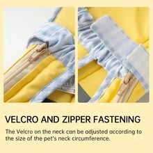 Touchdog 便携式前胸背带宠物背包，适合中小型犬和猫 - 黃色 - 查看 5