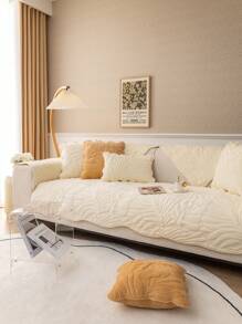 1 szt. Pokrowiec na sofę, całoroczny, antypoślizgowy, pogrubiony materiał, pokrowiec na siedzisko sofy, nadający się do prania w pralce, pyłoszczelny, antypoślizgowy, nieblaknący. Nadaje się do sof w kształcie litery L i sof z 1, 2, 3 lub 4 siedziskami.