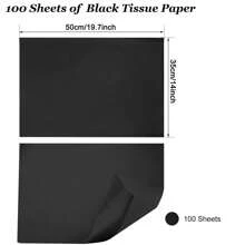 100 Sheets Kraft Tissue Paper,Brown Wrapping Tissue Paper Bulk Kraft Wrap Paper Sheets For Gift Bags Packaging Floral Filler Crafts Birthday Christmas Halloween Decor(50*35cm)
