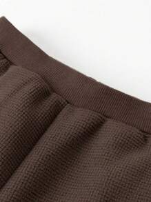 mini bala Boys' & Girls' Styled Warm Pants 2024 Winter Collection - Brown - View 6