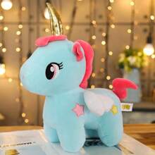 Muñeca de peluche de unicornio, animal de peluche de unicornio lindo, muñeca de peluche de unicornio suave, muñeca adorable para niños y adultos, regalo sorpresa para niños y niñas - Multicolor - Ver 11