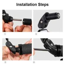 1 para obrotowych lusterek wstecznych do kierownicy roweru górskiego/szosowego 360°, wypukłych o wysokiej rozdzielczości i szerokim kącie widzenia