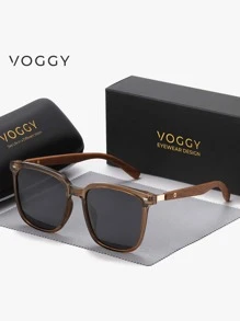 VOGGY VOGGY Fashion Minimalist Retro Lightweight Extra Large Metal TR Polarized Decorative Glasses, For Men And Women, Suitable For Sports, Driving, Outdoor, Cycling, Fishing, Holiday, Travel, Party, Decoration, Gift For Summer Beach Vacation,Outdoor,Travel