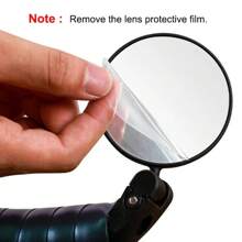 1 para obrotowych lusterek wstecznych do kierownicy roweru górskiego/szosowego 360°, wypukłych o wysokiej rozdzielczości i szerokim kącie widzenia