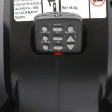 Under Desk Elliptical Machine, Electric Ellipse Leg Exerciser With Remote Control, Seated Pedal Exerciser For Home - Orange and Black - View 7