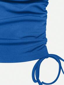 cimmuovere Bộ đồng phục y tá tay ngắn co giãn nhiều túi Bộ đồng phục nha sĩ thẩm mỹ viện nhà tâm lý học chăm sóc cá nhân - Màu xanh lam - Xem 8