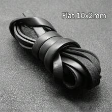 2 米/包 多种尺寸 黑色圆形真牛皮首饰绳 扁绳 手链制作 1.5/2/3/4/5/6/8/10/12mm 珠宝配件及部件 珠宝制作线及绳 皮革首饰 DIY 材料配件 - 黑色牛皮繩 - 查看 20