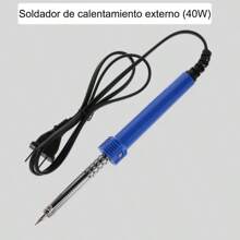 40W Pencil Type Soldering Iron With Brass Tip - 藍色 - 查看 4