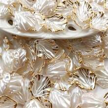 50pcs Ocean Theme Acrylic Shell Beads, Suitable For DIY Jewelry Making - Perfect For Bracelets, Necklaces, Earrings And Anklets - Create Your Own Unique Beach Themed Accessories - Multicolor - View 10