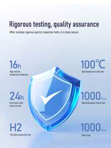 Reletech 64GB 32GB 16GB 闪存盘+USB 转 Type-C 接口超快 USB2.0 大容量 USB 驱动器，用于快速数据传输和存储，金属防水，银色 - 銀色 - 查看 10