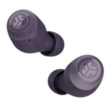 JLab Go Pop+ True Wireless Bluetooth Earbuds + USB Charging Case, Dual Connect, IPX4 Sweat Resistance, Bluetooth 5.1 Connection, 3 EQ Sound Settings Signature, Balanced, Bass Boost - Violet+ - View 8