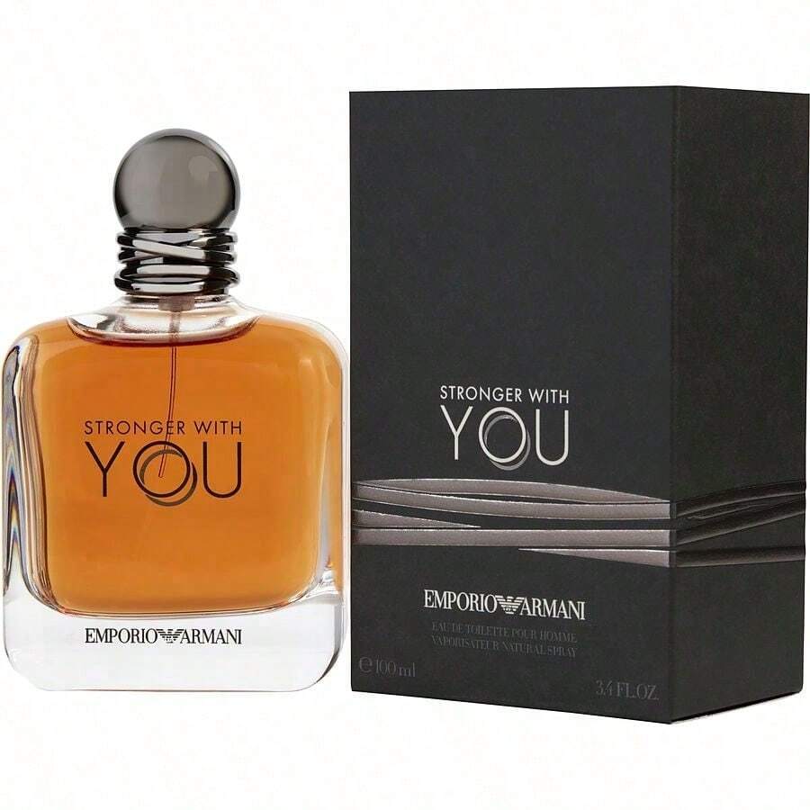 Emporio Armani Stronger With You By Giorgio Armani Men Cardamom, Pink Pepper, Sage, Melon, Vanilla Edt Spray 3.4 Oz - 無色 - 查看 1