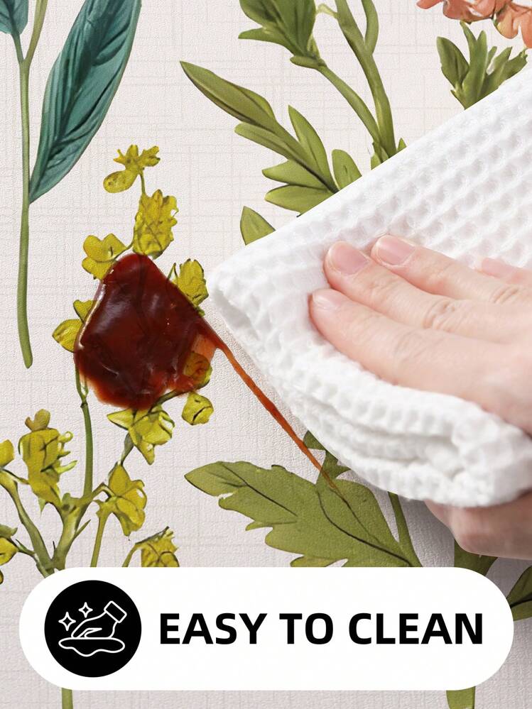 1個 PU フローラルパターン 疲労軽減キッチンマット、洗濯可能なキッチンラグ、キッチン廊下カーペット、吸収性 滑り止め キッチンフロアマット、快適な立ち上がりパッド、キッチン、リビングルーム、パントリー、シンク前に適しています - ホームデコレーション、フロアマット、ラグ - マルチカラー - 見る 6