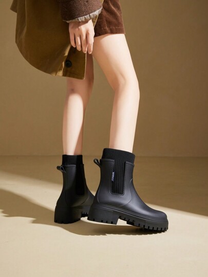 Women's Anti-Slip Waterproof Rainshoes,Outdoor Waterproof Boots,Non-Slip Water Shoes,Kitchen Shoes