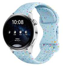 1 Pack 20mm Silicone Band For Samsun Galaxy Watch 7/6/5/4/FE/Active 2 40mm 44mm/Galaxy Watch 5 Pro 45mm/ 4 Classic 42mm 46mm/Galaxy 6 Classic 43mm 47mm,1 Pack Silicone Wristband Sport Loop Strap For Women Men - 20mm - View 5